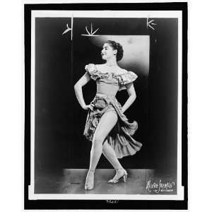  New face,new figure,Carol Lawrence,dance pose,1952: Home 
