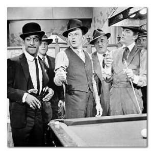  Frank Sinatra, Sammy Davis Jr., & Dean Martin B&W Matte 