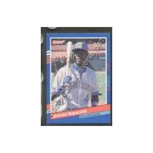 1991 Donruss Regular #175 Harold Reynolds, Seattle Mariners Baseball 
