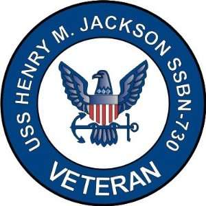  US Navy USS Henry M. Jackson SSBN 730 Ship Veteran Decal 