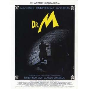  Dr. M Poster Movie German 27x40 Alan Bates Jennifer Beals Jan 