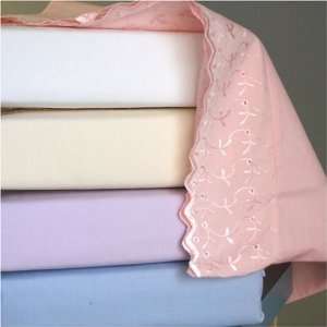  Jessica Sanders T200 Lace Sheet Set   Full, Rose