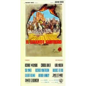   Poster Italian B 27x40 Richard Widmark Carroll Baker Karl Malden
