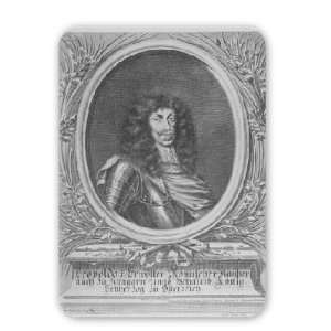  Leopold I, Holy Roman Emperor, engraved by   Mouse Mat 