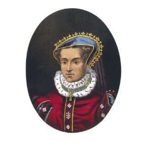 Mary Tudor Catholic Queen of England, Reigned 1553 1558 Stretched 