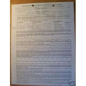 Melanie Griffith Autographed/Hand Signed Contract