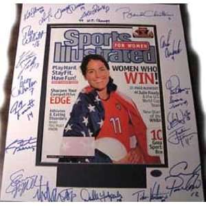  Womens World Cup Soccer Champions Autographed Magazine 