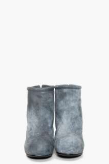 Acne Draw Vintage Grey Ankle Boots for women  