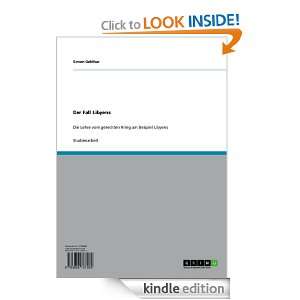 Der Fall Libyens (German Edition) Simon Gehlhar  Kindle 