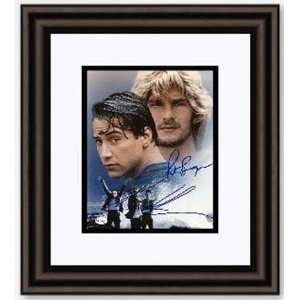 Patrick Swayze and Keanu Reaves Point Break Dual Autographed 8 x 10 