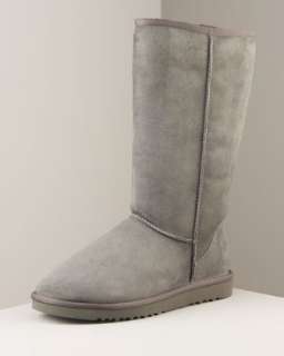 Dyed Suede Shearling Boot  