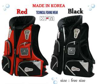 Fishing vest detachable life jacket Korea fishing mania  