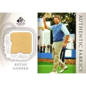 Retief Goosen 2004 SP Signature golf Authentic Fabrics 