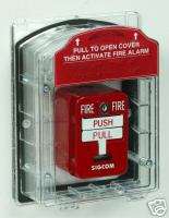 Fire alarm pull station cover, modular design, has  