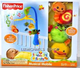 WOW FISHER PRICE   MUSICAL BABY COT CRIB MOBILE No Batteries Needed 