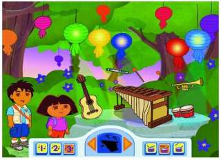 Fisher Price Fun 2 Learn Computer Cool School Dora and Diego Software 