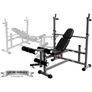  Bench with Leg Curl Attachment EF 4421:  Sports & Outdoors