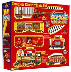 Large Keystone CIRCUS Train Set Limited Edition G Scale  
