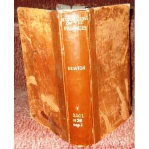   the Prophecies Thomas; Dobson, The Rev. W.S., Reviser Newton Books