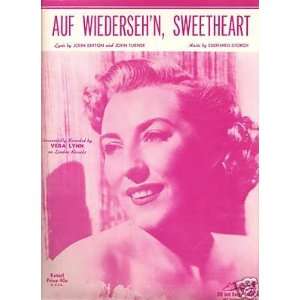    Sheet Music Auf Wiedersehn Sweetheart Vera Lynn 66 