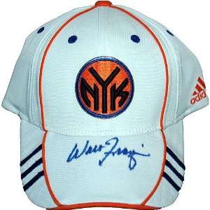 Walt Frazier Signed Knicks White Hat