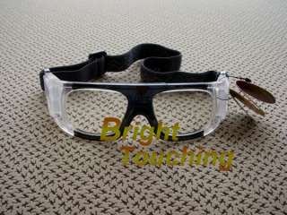   Black Sports Safety glasses Wrap Goggles eyewear Basketball Tennis S12