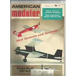  American Aircraft Modeler 1968 William Winter Books