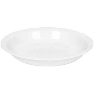 Corelle Livingware 9 Inch Deep Dish Pie Plate, Winter Frost White 