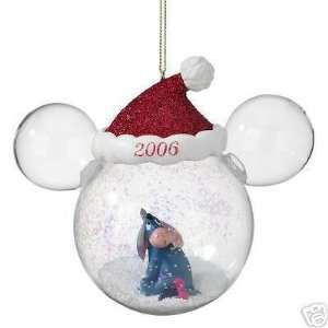  Disney Eeyore 2006 Snowglobe Ornament Winnie the Pooh 