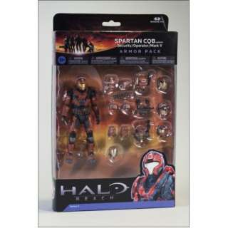 Halo: Reach Series 5 Spartan CQB Custom Figure & 3 Sets of Armor (Rust 
