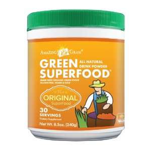 Amazing Grass All Natural Drink Powder, Green Superfood, 8.5 Ounce 
