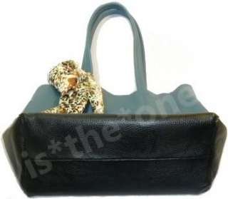 Genuine Real Leather Cowhide Celebrity Handbag Tote New Shopper 