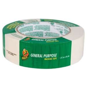  Duck Brand 394697 1.41 Inch by 60 Yard General Purpose Masking Tape 