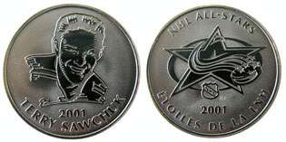 2001 NHL Medallion Set of 6 COINS Royal Canadian Mint  