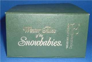 This Dept. 56 Snowbabies Read Me A Story is mint in original box 