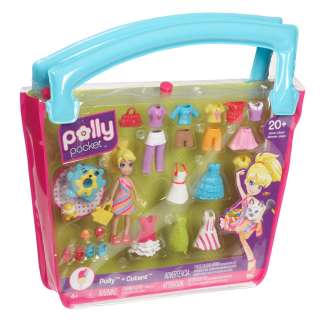Polly Pocket 2 lot GOODIE WORLD BAG & ICE CREAM PARK NEW_____  