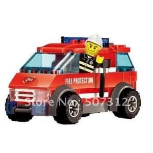  fire fight building blocks bricks toy sets brand no8057 