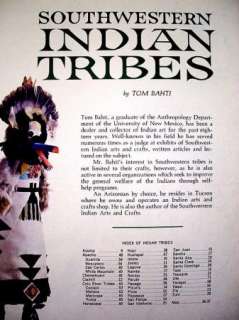 SOUTHWESTERN INDIAN Tribes & Arts & Craft Tom Bahti 9780916122010 
