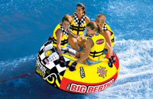 SportsStuff BIG BERTHA Inflatable 4 Person Tube Towable 029808008452 