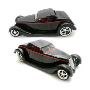  Two New 1934 Ford (Hardtop) w / fenders Diecast Car Black 