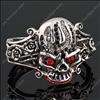   skull Halloween Wild evil cool rhinestone bangle bracelets cuff  