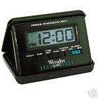 Westclox LCD Digital Battery Travel Folding Alarm Clock