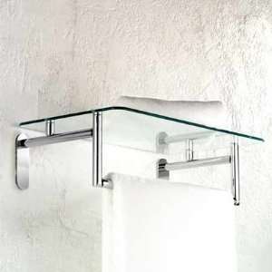   0243 20/SN Sine Tempered Glass Hotel Bathroom Shelf