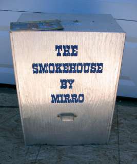 Smokehouse Mirro Food Meat Fish Jerky Wood Chips Smoker  