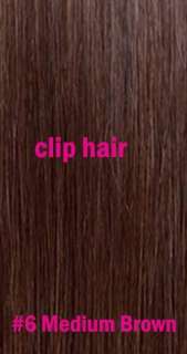 18 CLIP IN REMY REAL HUMAN HAIR EXTENSIONS FULL HEAD 7PCS  