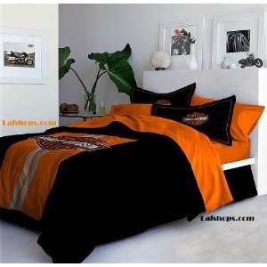 Harley Davidson Legend Full Comforter Bed Set:  Home 