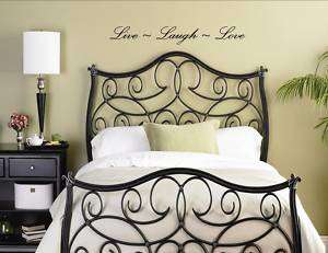 LIVE LAUGH LOVE Vinyl wall quotes lettering sayings art  