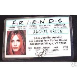  Friends Rachel Jennifer Aniston   Collector Card 