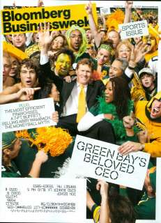 2011 Bloomberg Businessweek Magazine Mark Murphy Green Bay Packers 