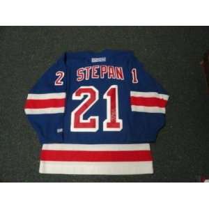   Stepan Signed Uniform   Autographed NHL Jerseys: Sports & Outdoors